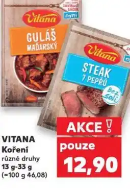 Kaufland VITANA Koření nabídka