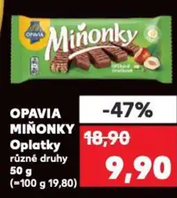 Kaufland OPAVIA MIÑONKY Oplatky nabídka