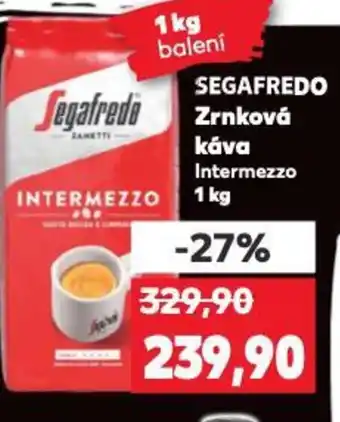 Kaufland SEGAFREDO Zrnková Κάνα Intermezzo nabídka