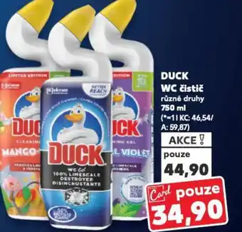 Kaufland DUCK WC čistič nabídka