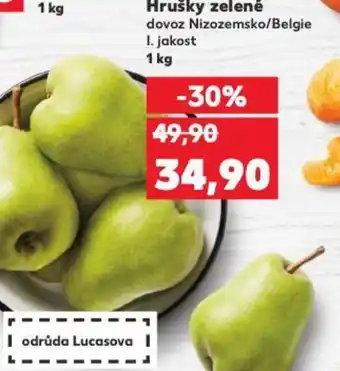 Kaufland Hrušky zelené nabídka