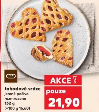 Kaufland Jahodové srdce nabídka