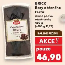 Kaufland BRICK Řezy z třeného těsta nabídka