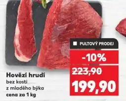 Kaufland Hovězí hrudi bez kosti z mladého býka nabídka