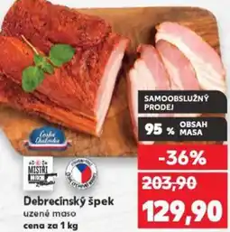 Kaufland Debrecínský špek uzené maso nabídka