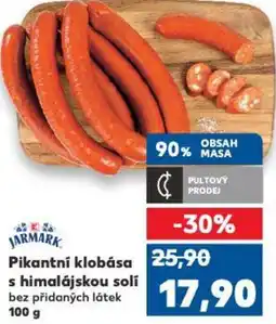 Kaufland Pikantní klobása s himalájskou solí nabídka