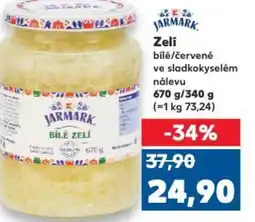 Kaufland Zeli bilé/červené ve sladkokyselém nálevu nabídka