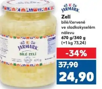 Kaufland Zeli bilé/červené ve sladkokyselém nálevu nabídka