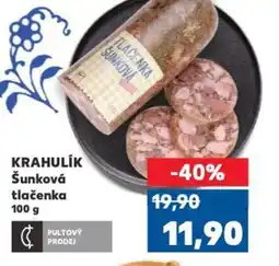 Kaufland KRAHULIK Šunková tlačenkaa nabídka