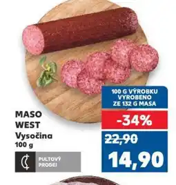 Kaufland MASO WEST Vysočina nabídka