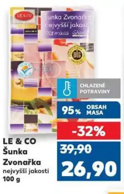 Kaufland LE & CO Šunka Zvonařka nabídka