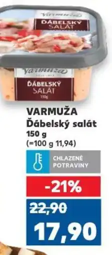 Kaufland VARMUŽA Ďábelský salát nabídka