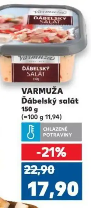 Kaufland VARMUŽA Ďábelský salát nabídka