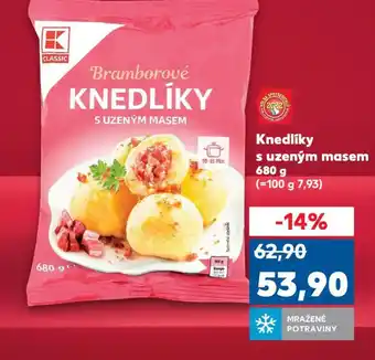 Kaufland Knedlíky s uzeným masem nabídka