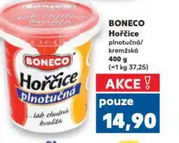 Kaufland BONECO Hořčice plnotučná/ kremžská nabídka