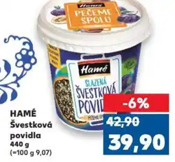 Kaufland HAMÉ Švestková povidla nabídka