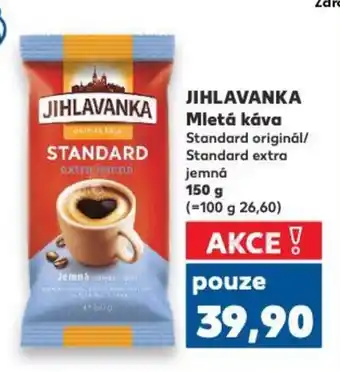 Kaufland JIHLAVANKA Mletá káva nabídka