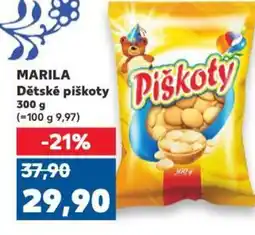 Kaufland MARILA Dětské piškoty nabídka