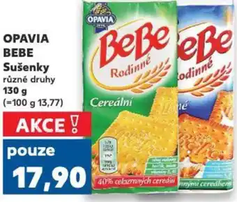 Kaufland OPAVIA BEBE Sušenky nabídka