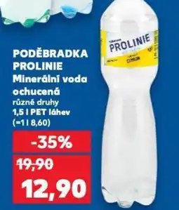 Kaufland PODĚBRADKA PROLINIE Minerální voda ochucená nabídka