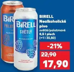 Kaufland BIRELL Nealkoholické pivo světlé/polotmavé nabídka