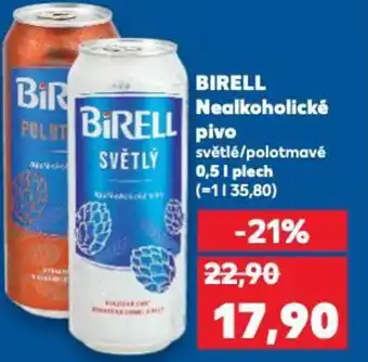 Kaufland BIRELL Nealkoholické pivo světlé/polotmavé nabídka