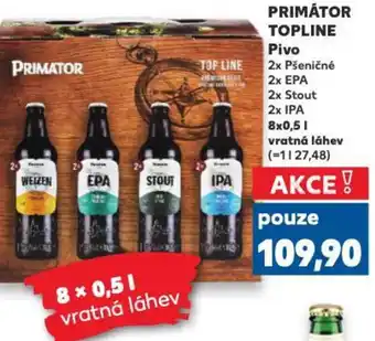 Kaufland PRIMATOR TOP LINE Pivo nabídka