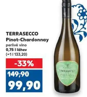 Kaufland TERRASECCO Pinot-Chardonnay perlivé víno nabídka