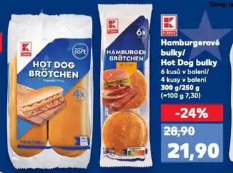 Kaufland Hamburgerové bulky/ Hot Dog bulky nabídka