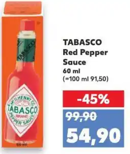 Kaufland TABASCO Red Pepper Sauce nabídka