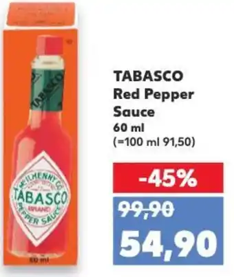 Kaufland TABASCO Red Pepper Sauce nabídka