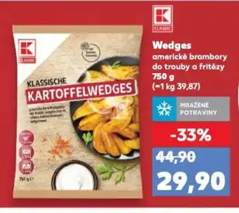 Kaufland Wedges americké brambory do trouby a fritézy nabídka