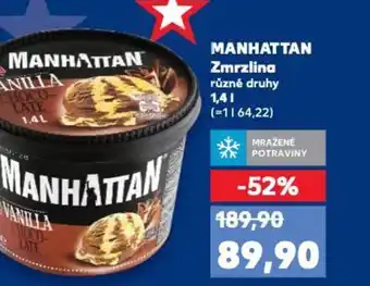 Kaufland MANHATTAN Zmrzlina nabídka