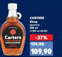 Kaufland CARTERS Sirup javorový nabídka