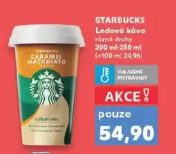 Kaufland STARBUCKS Ledová káva nabídka