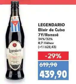 Kaufland LEGENDARIO Elixir de Cuba 7Y/Ronssé nabídka