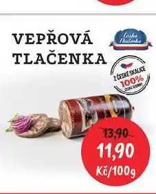 RABBIT řeznictví VEPŘOVÁ TLAČENKA 100g nabídka