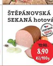 RABBIT řeznictví ŠTĚPÁNOVSKÁ SEKANÁ hotová 100g nabídka