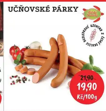 RABBIT řeznictví UČŇOVSKÉ PÁRKY 100g nabídka