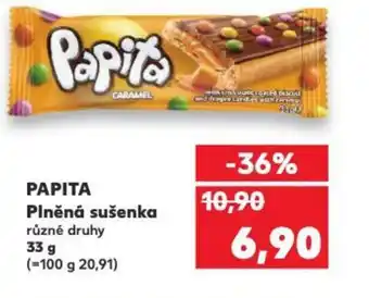 Kaufland PAPITA Plněná sušenka nabídka