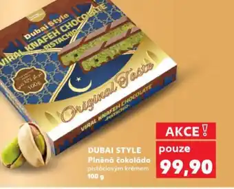 Kaufland DUBAI STYLE Plněná čokoláda nabídka