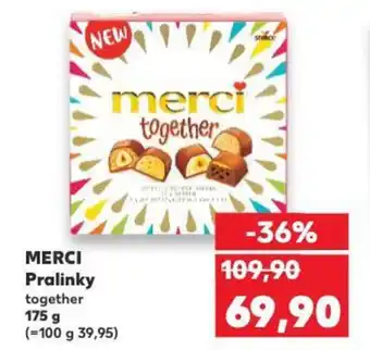 Kaufland MERCI Pralinky together nabídka