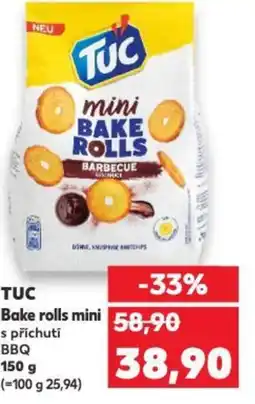 Kaufland TUC Bake rolls mini s příchutí BBQ nabídka