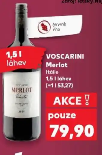 Kaufland VOSCARINI Merlot Itálie nabídka