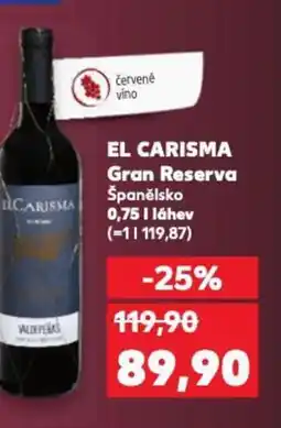 Kaufland EL CARISMA Gran Reserva nabídka