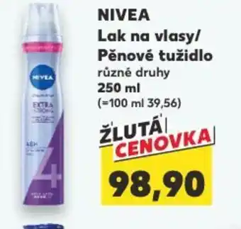 Kaufland NIVEA Lak na vlasy/ Pěnové tužidlo nabídka