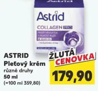 Kaufland ASTRID Pleťový krém nabídka