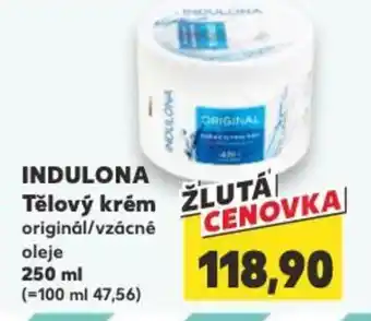 Kaufland INDULONA Tělový krém nabídka