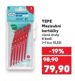 Kaufland TEPE Mezizubní kartáčky nabídka