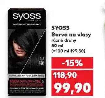 Kaufland SYOSS Barva na vlasy nabídka